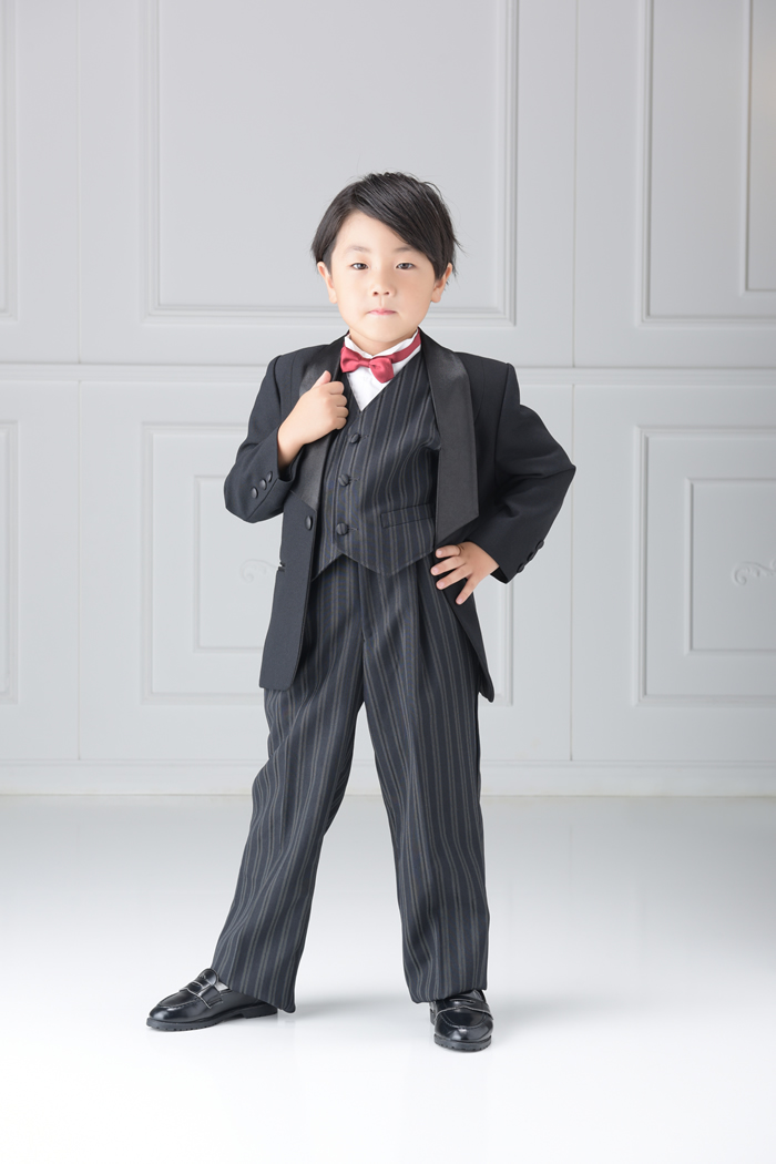 七五三5歳男の子No.12 size110-黒